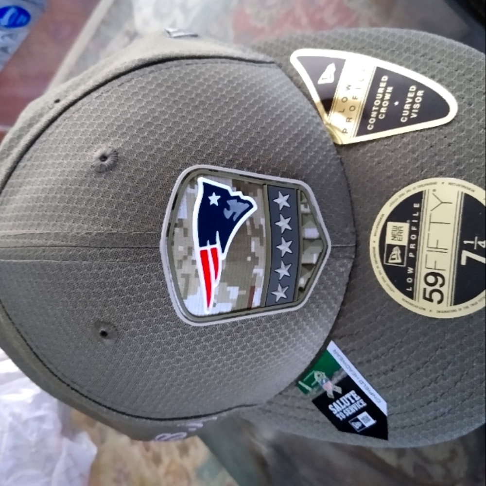 New England Patriots salute to our troops hat new with tags 7 1/4